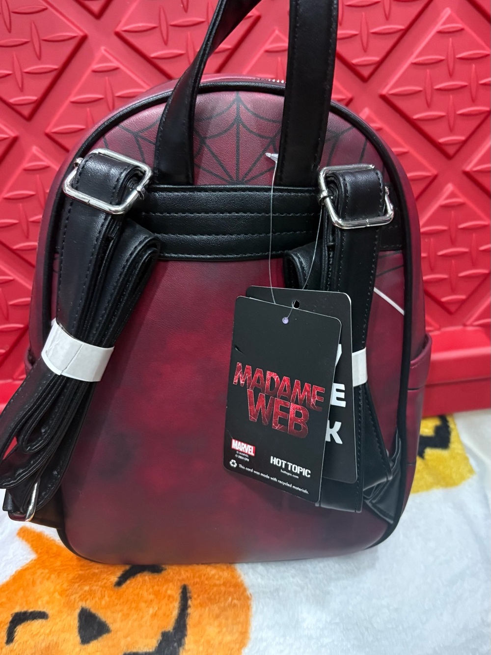 Madam Web Red Mini Backpack - Picture 3 of 3
